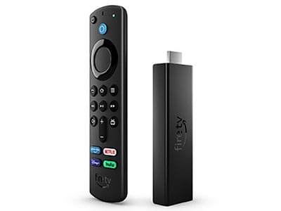Amazon Fire TV Stick 4K Max (2021) avec télécommande vocale Alexa (avec commandes pour téléviseur)