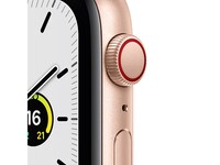 Apple® Watch SE de 40 mm boîtier en aluminium doré et bracelet sport comète (GPS + cellulaire)