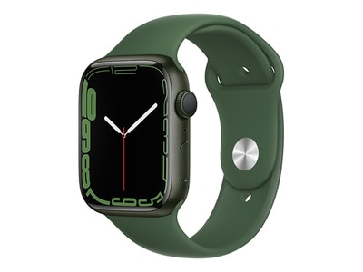 Apple® Watch Series 7 45mm Green Aluminum Case with Clover Sport Band (GPS)