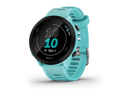 Garmin Forerunner 55 GPS Running Smartwatch & Fitness Tracker - Aqua