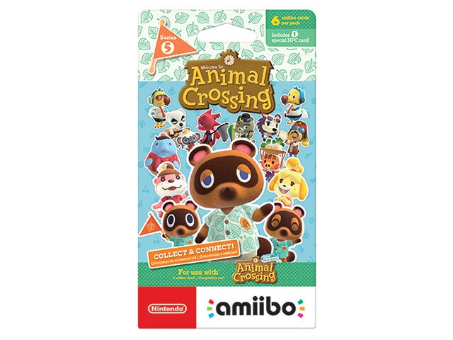 Amiibo Nintendo - Paquet de 6 cartes d’amiibo™ Animal Crossing, 5e série