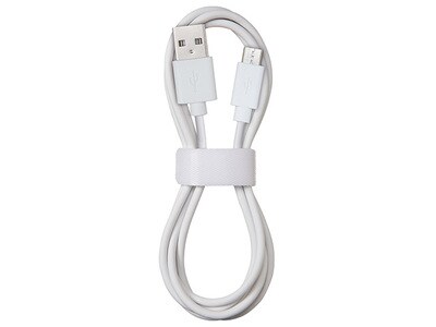 Câble micro USB à USB de VITAL de 1,2 m (4 ’) - blanc