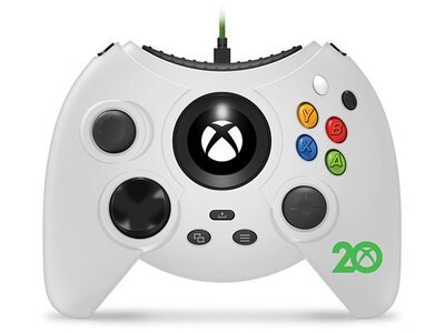 Hyperkin Duke Xbox 20th Ann. Ed. Wired Controller For Xbox X/S & Xbox One, Windows 10 PC  - White
