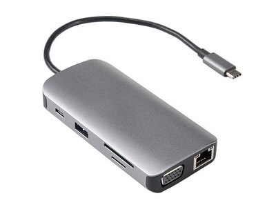 Concentrateur à 9 ports USB-C™ VITAL - noir