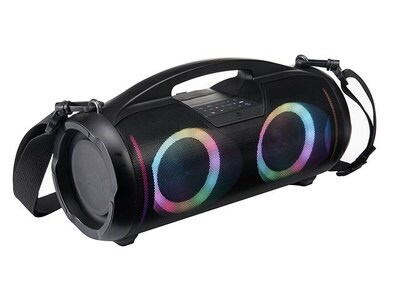 HeadRush Get Together Portable Wireless Boombox with LED Lights - Black