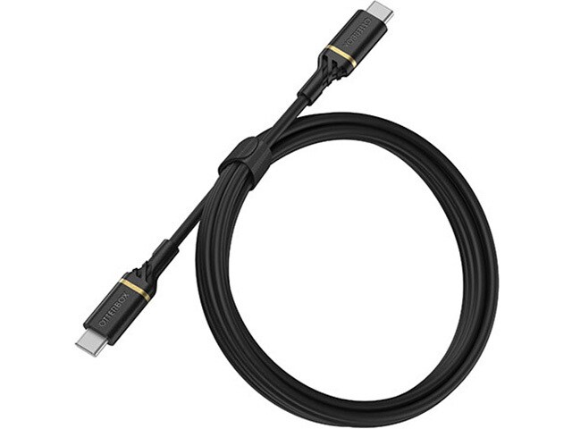 OtterBox 1m (3.4’) Charge & Sync USB-C-to-USB-C Fast Charge Cable - Black