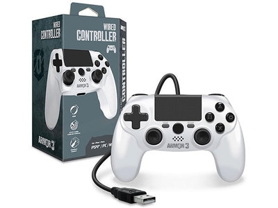 Hyperkin Armor3 Wired Controller for PS4, PC, Mac - White