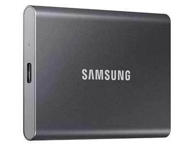 Disque SSD T7 USB 3.2 portable 500 Go - gris titan