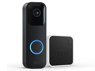 Amazon Voici la sonnette vidéo Blink Video Doorbell + Sync Module 2 - Noir			