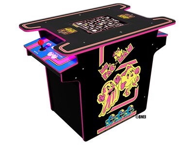 Arcade1UP Ms. Pac-Man Collection Head-to-Head Arcade Table