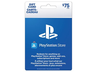Carte-cadeau PlayStation® Store 75 $