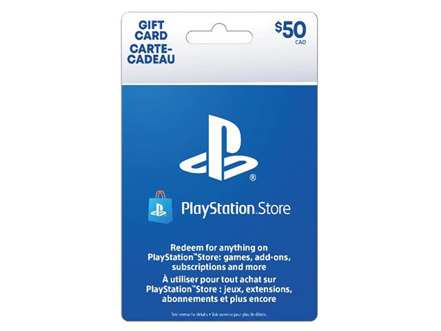 Carte-cadeau PlayStation® Store 50 $