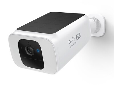 Caméra de sécurité extérieure sans fil eufyCam Solocam S40 Solaire 2K - Blanc