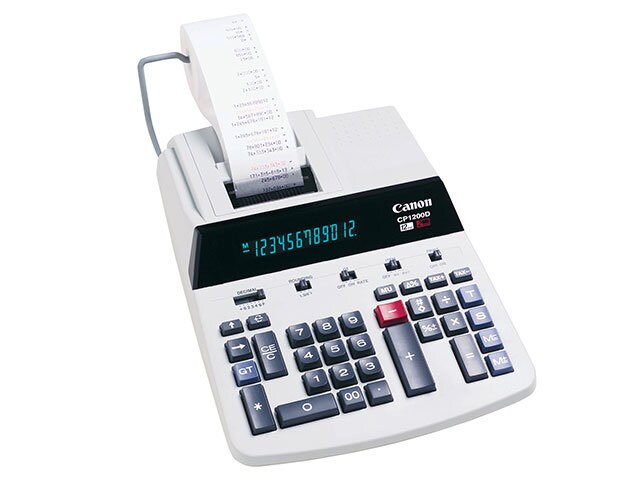 Canon CP1200D Desktop Calculator - White