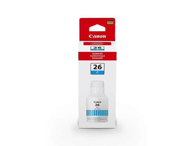 Canon GI-26 Cyan Ink for MAXIFY 6020 and 7020 Printers