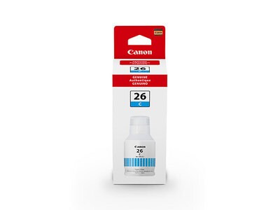 Canon GI-26 Cyan Ink for MAXIFY 6020 and 7020 Printers