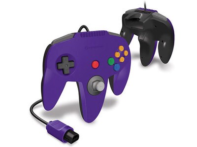 Hyperkin Captain Premium Wired Controller Funtoon Collectors Edition For N64® - Rival Purple