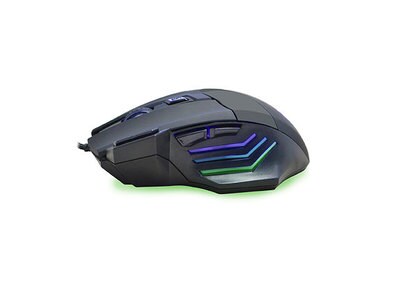 Dart Frog Laser RGB Wired Gaming Mouse - Black