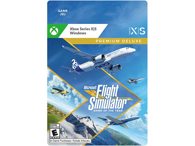 Windows 10 Microsoft Flight Simulator: Premium Deluxe Edition (Code Electronique) pour PC