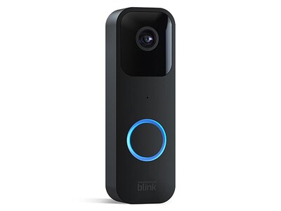 Amazon Voici la sonnette vidéo Blink Video Doorbell - Noir