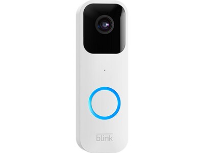 Amazon Voici la sonnette vidéo Blink Video Doorbell - Blanc