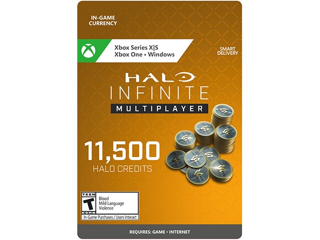 Halo Infinite: 10,000 Halo Credits + 1,500 Bonus (Code Electronique) pour Xbox Series X/S et Xbox One