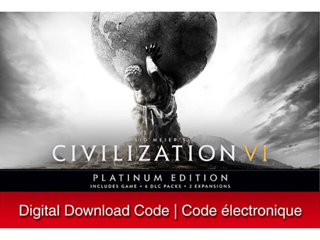 Sid Meierâs CivilizationÂ® VI Platinum Edition (Digital Download) for Nintendo Switch