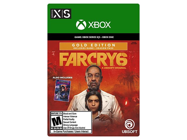 Far Cry 6 Gold Edition (Code Electronique) pour Xbox Series X/S et Xbox One