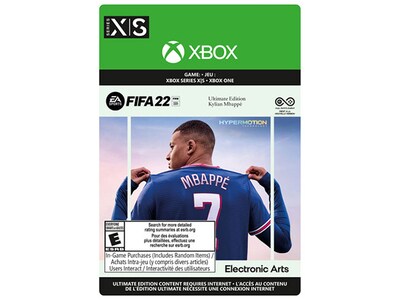 FIFA 22: Ultimate Edition (Digital Download) for Xbox Series X/S & Xbox One