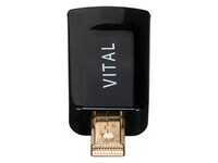 Adaptateur mini port d’écran (mâle) vers HDMI (femelle) de VITAL - noir