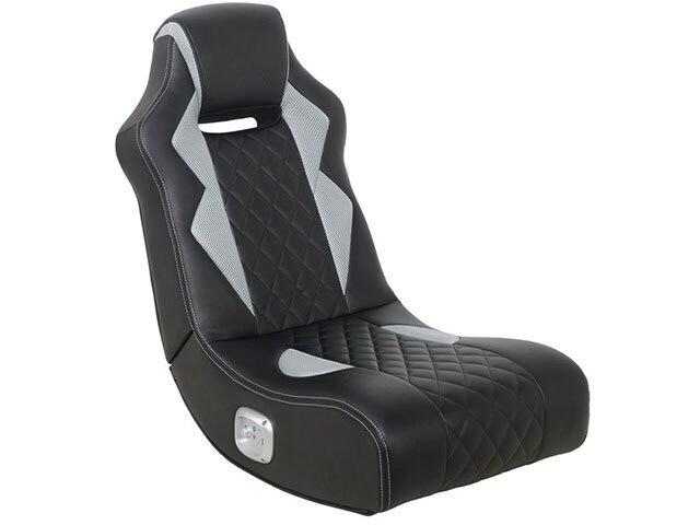X Rocker Flash+ 2.0 BluetoothÂ® Audio Floor Rocking Gaming Chair - Grey/Black