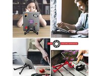 KEKO Universal Foldable Stand for Tablets, iPads & Smartphones - Clear