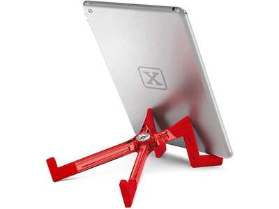 Support universel pliable pour tablettes, iPad et téléphones intelligents de KEKO - rouge