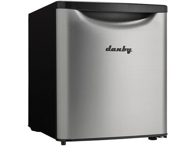 Danby DAR017A3BSLDB-6 1.7 cu. ft. Contemporary Compact Refrigerator - Stainless Steel