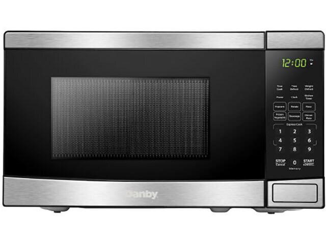 Danby DBMW0721BBS 0.7 cu ft. Microwave with Convenience Cooking Controls - Stainless Steel
