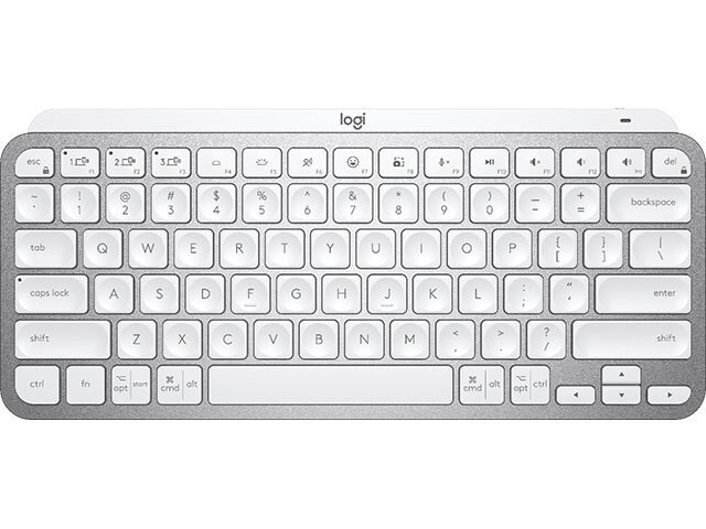 Logitech MX Keys Mini Wireless Illuminated Keyboard - Pale Grey