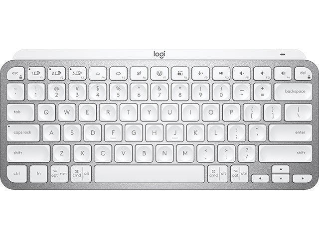 Logitech MX Keys Mini Wireless Illuminated Keyboard - Pale Grey