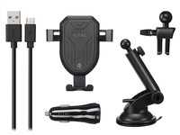 VITAL Wireless Charging Car Mount Kit with Qualcomm® Quick Charge™ Technology