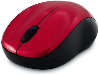 Verbatim Silent Wireless Blue LED Mouse - Red