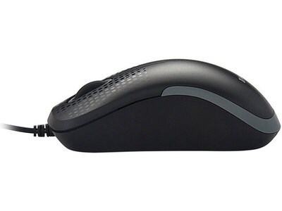 Verbatim Silent Wired Optical Mouse - Black