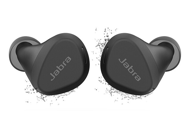 Jabra Elite 4 Active True Wireless Noise Cancelling Sport Earbuds - Black