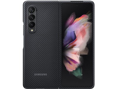 Étui Couverture Aramide pour Samsung Galaxy Z Fold3 5G - Noir