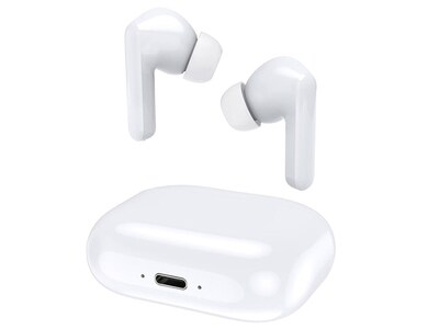 Écouteurs-boutons sans fil Bluetooth® T18 de Letsfit - Blanc