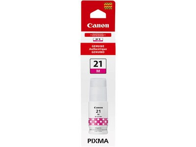 Canon PIXMA GI-21 MegaTank Replacement Ink Bottle - Magenta (4538C001)