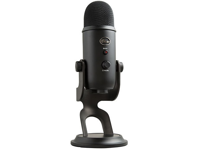 Blue Microphones Yeti Blackout Edition Tri Capsule USB Microphone - Black