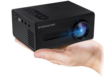 Projecteur de petit format ACL Image Mini MHV1-1050-CAN de Monster - Noir
