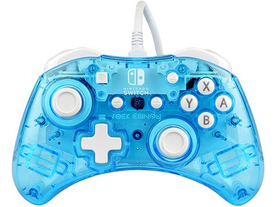 PDP Rock Candy Wired Controller for Nintendo Switch, Switch OLED, and Switch Lite - Blu-merang