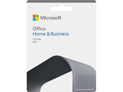 Microsoft Office Famille et Entreprise 2021 , Achat unique, 1 utilisateur , Téléchargement PC/Mac