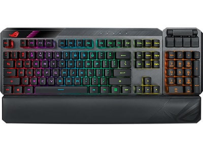 ASUS ROG Claymore II TKL 80%/100% Modular Wired Mechanical Gaming Keyboard with ROG RX Blue Optical Mechanical Switches