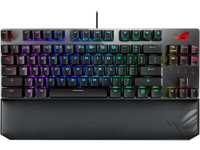 ASUS ROG Strix Scope TKL Deluxe RGB Wired Mechanical Gaming Keyboard with ROG NX Red Switches
